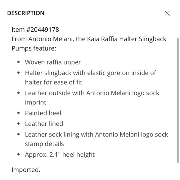 Antonio Melani Women's Color-block Woven Slingback Shoes - Picture 3 of 3